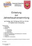 Jahreshauptversammlung 2016